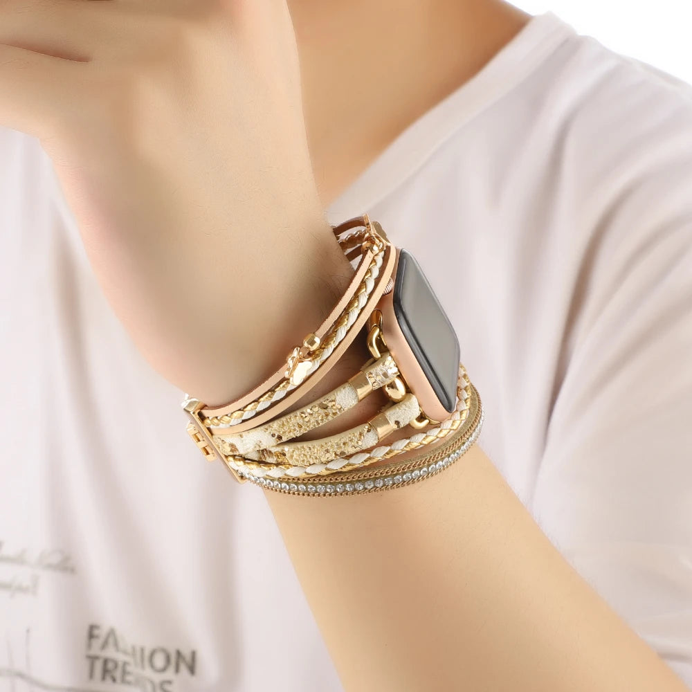 Jewelry-Leather-Strap-for-Apple-Watch
