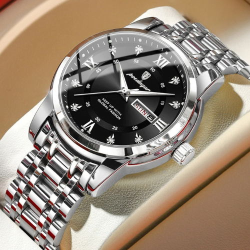 Quartz Stainless Steel Sport Men's Watch | POEDAGAR™