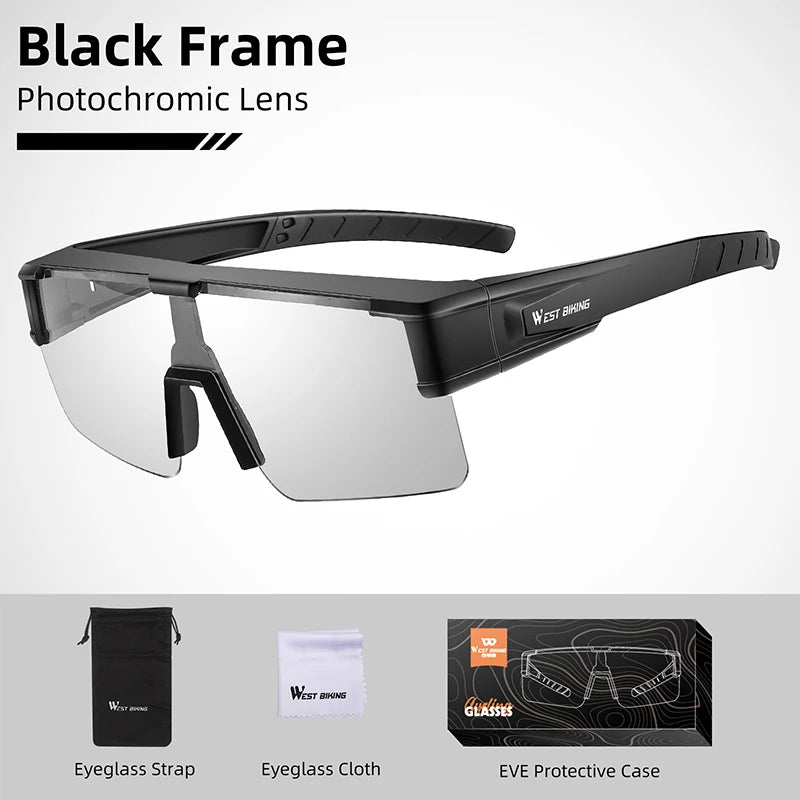 WEST BIKING Polarized Photochromic Fit-Over Sunglasses