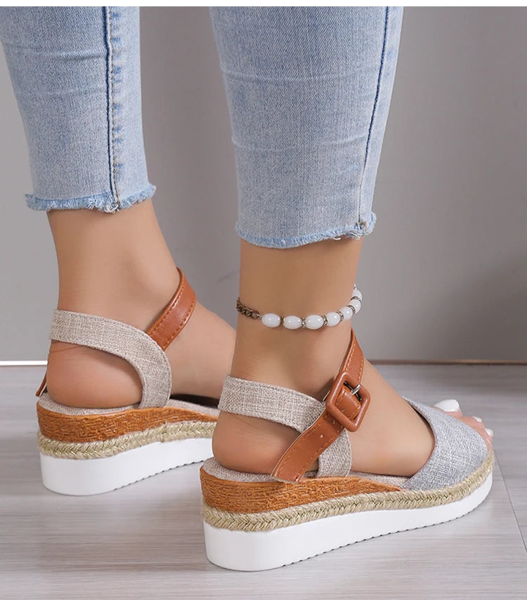 Women's Elegant Summer Wedge Sandals | KUIDFAR