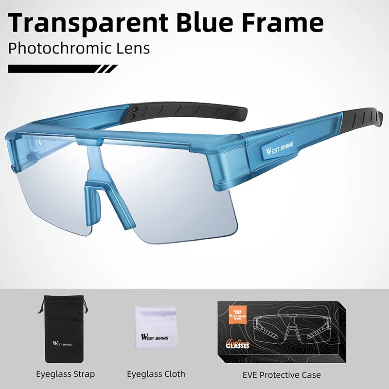 WEST BIKING Polarized Photochromic Fit-Over Sunglasses