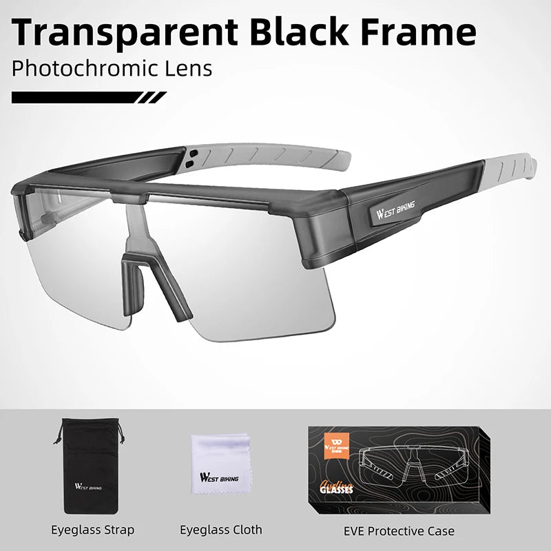 WEST BIKING Polarized Photochromic Fit-Over Sunglasses