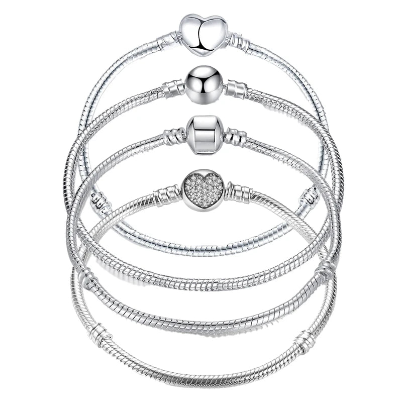 https://lyzarax.com › products › 925-silver-charms-heart-family-ball-star-bracelets