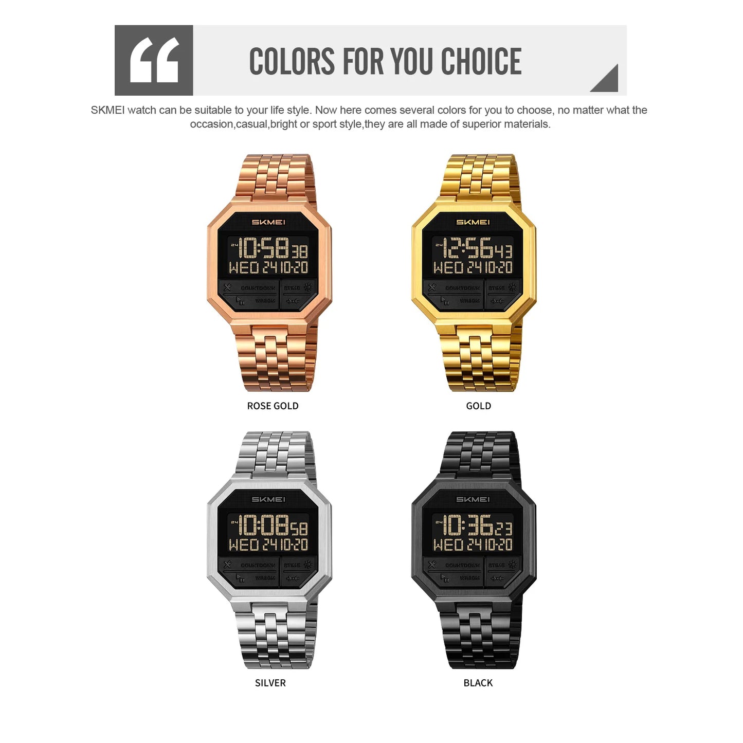 Men's Digital Multifunctional Watch | SKMEI