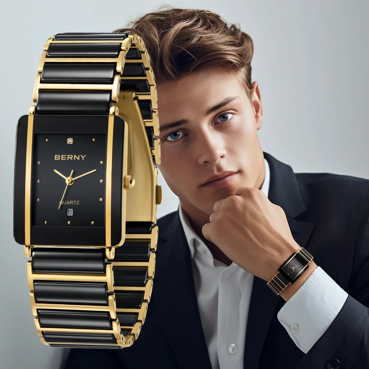 BERNY Ceramic Quartz for Men and Women