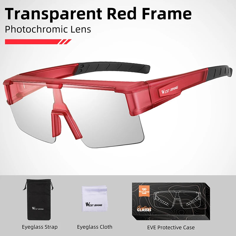 WEST BIKING Polarized Photochromic Fit-Over Sunglasses