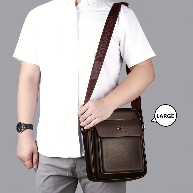 Leather Crossbody Bag for Men