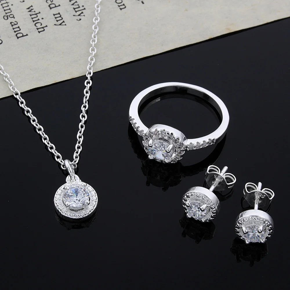 925-Sterling-Silver-Crystal-Pendant-Set