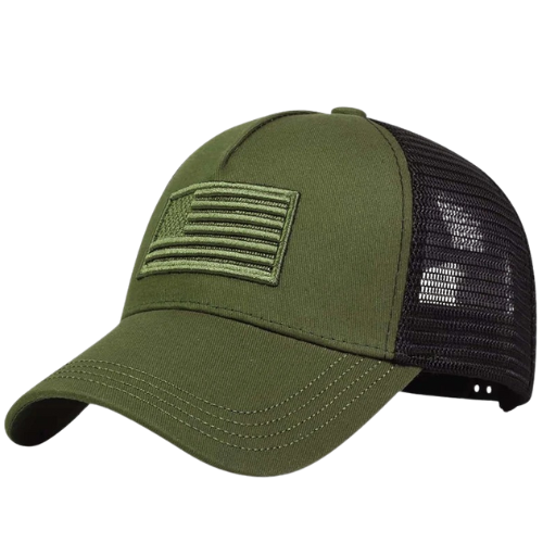 American Flag Embroidered Baseball Cap