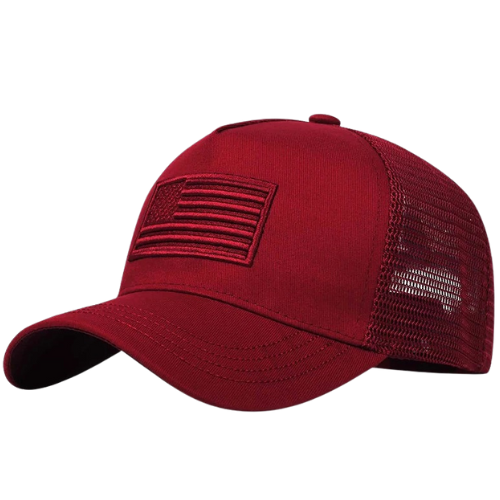 American Flag Embroidered Baseball Cap