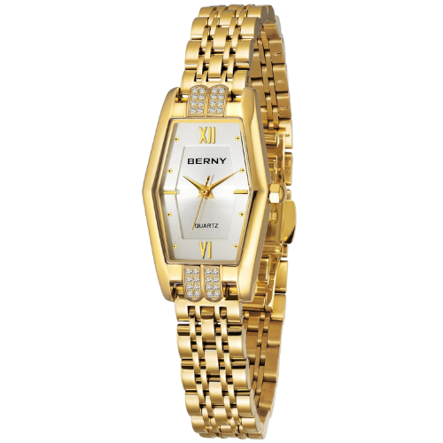 BERNY Elegant Hexagon Gold Women's Watch