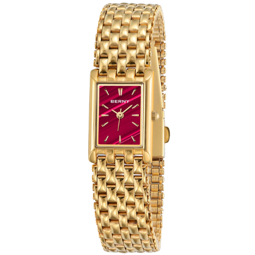 BERNY Luxury Square Gold Women's Watch
