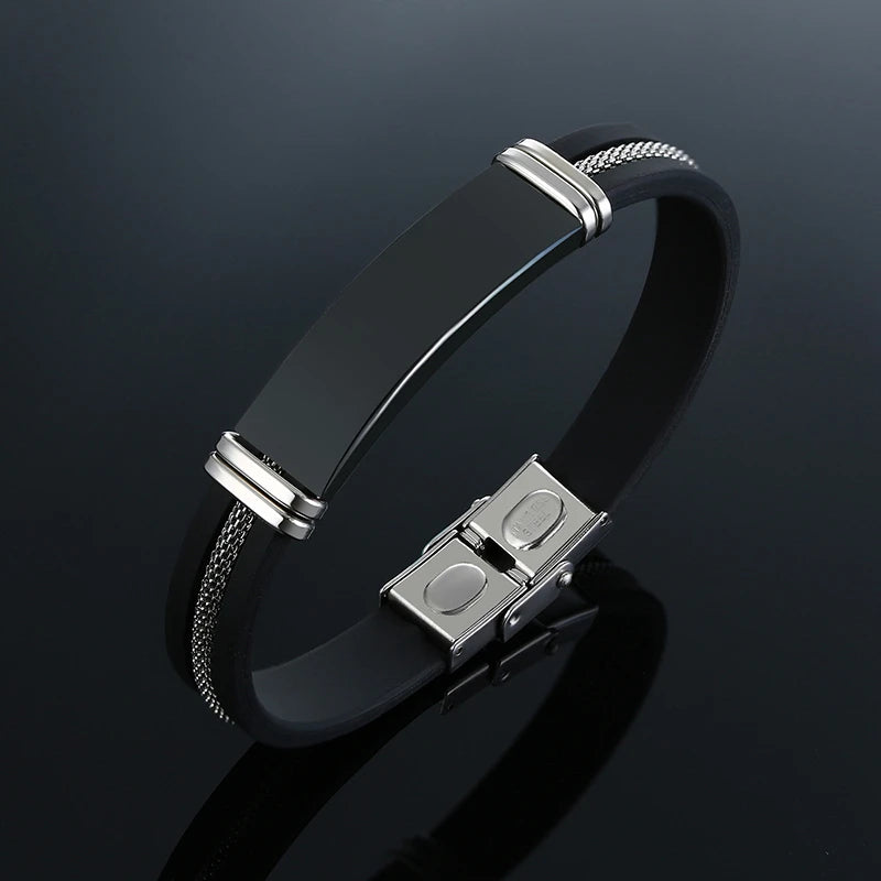 Casual-Stainless-Steel-Bracelet