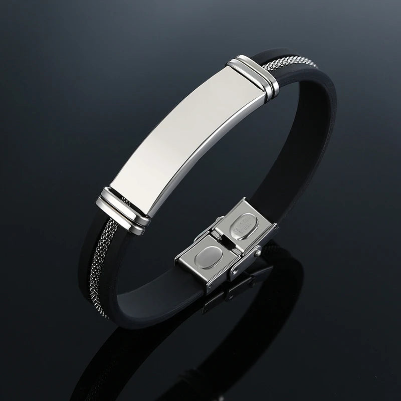 Casual-Stainless-Steel-Bracelet