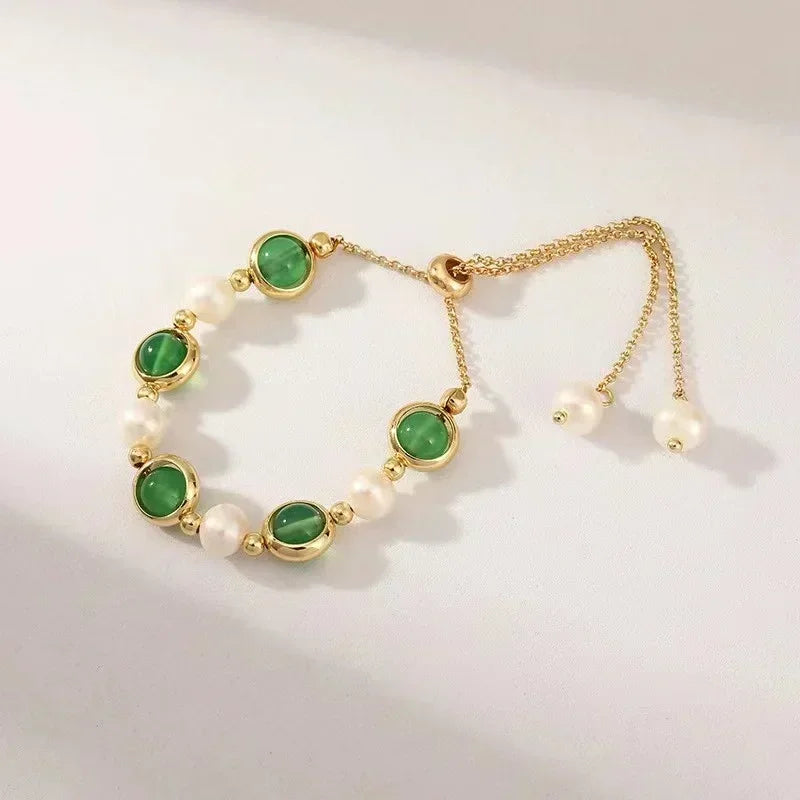 Fashion-Green-Gemstone-Bangle-Rhinestone