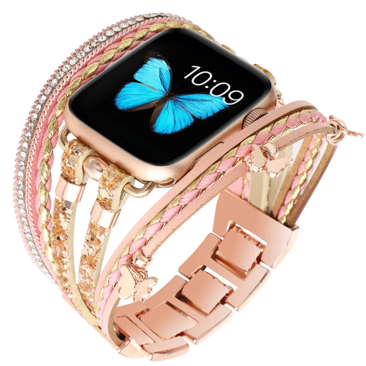 Jewelry-Leather-Strap-for-Apple-Watch