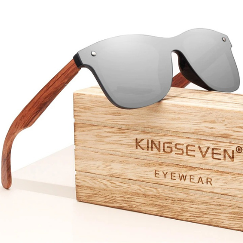KINGSEVEN Polarized Wooden Vintage Sunglasses - B5504