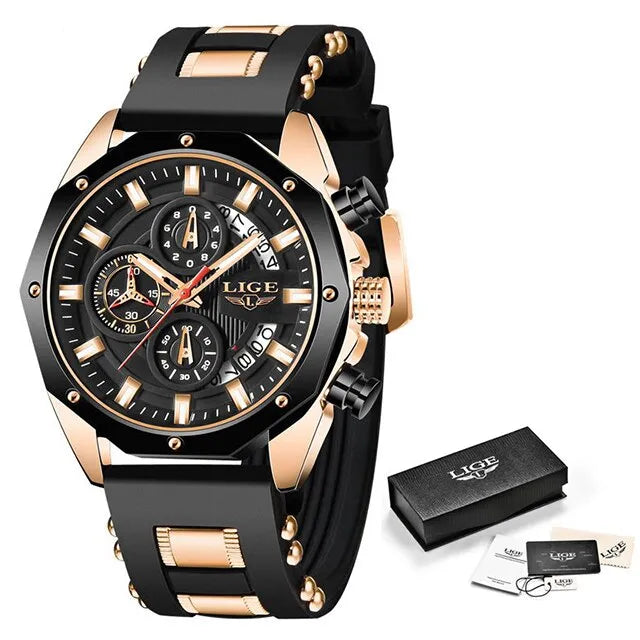 Luxury-Silicone-Sport-Watch