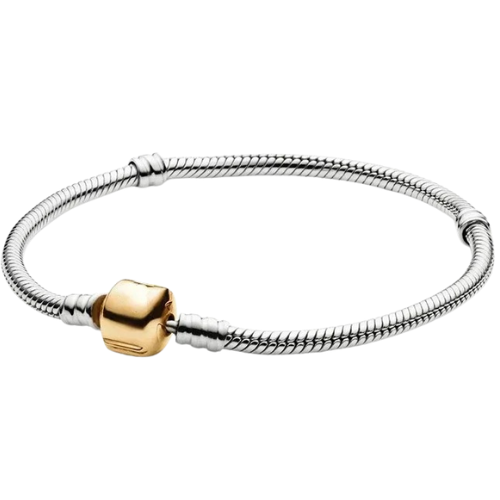 Pandora S925 Silver Classic Square Bead