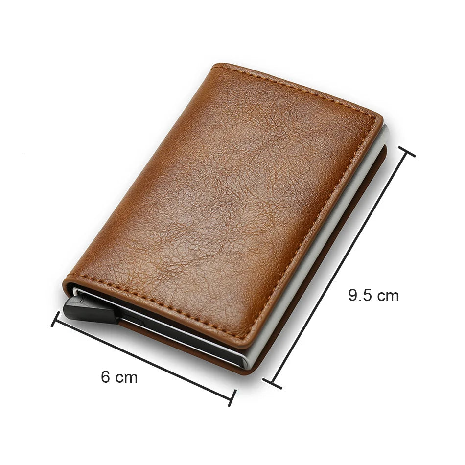 Men's Wallet Featuring RFID Protection for Credit Cards