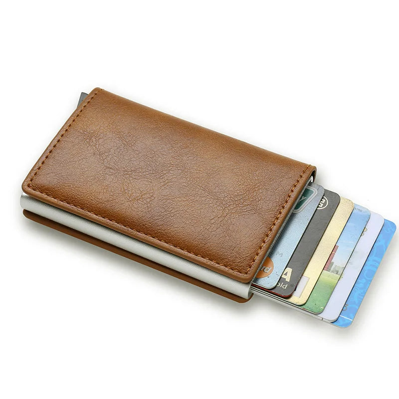 Men's Wallet Featuring RFID Protection for Credit Cards