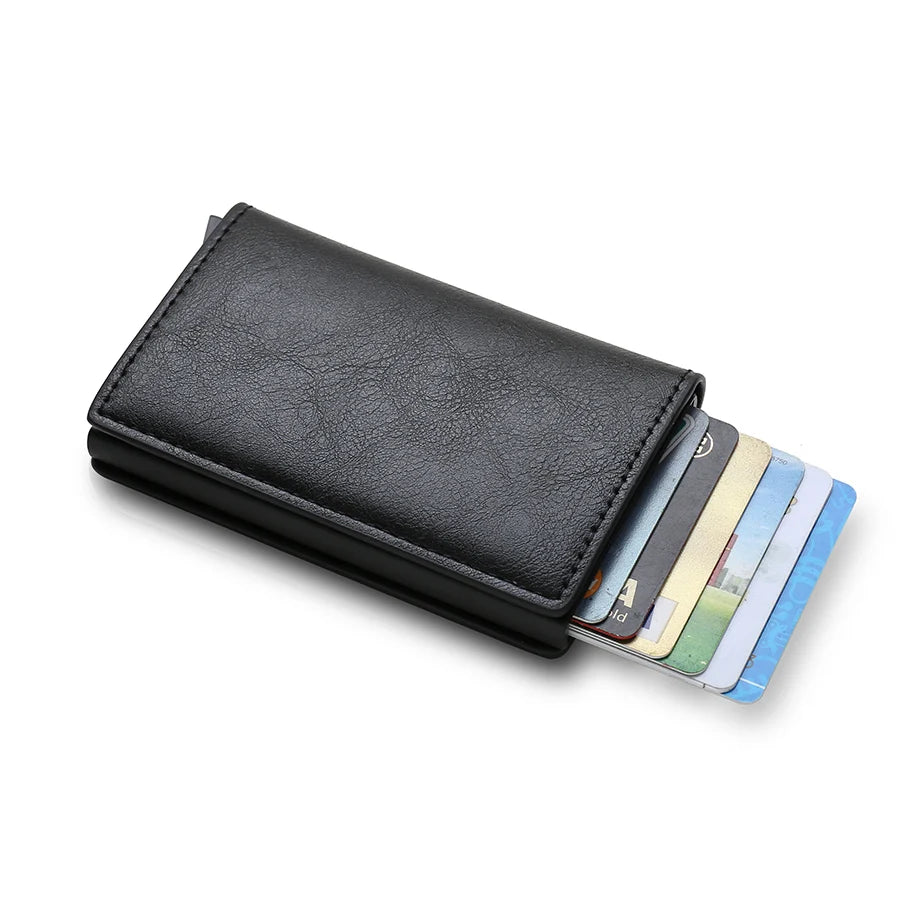 Men's Wallet Featuring RFID Protection for Credit Cards