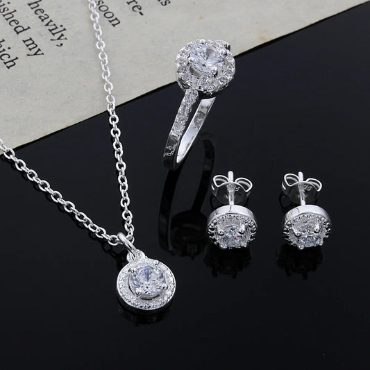 925-Sterling-Silver-Crystal-Pendant-Set