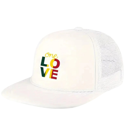 Unisex "LOVE" Printed Mesh Baseball Cap – Breathable & Adjustable